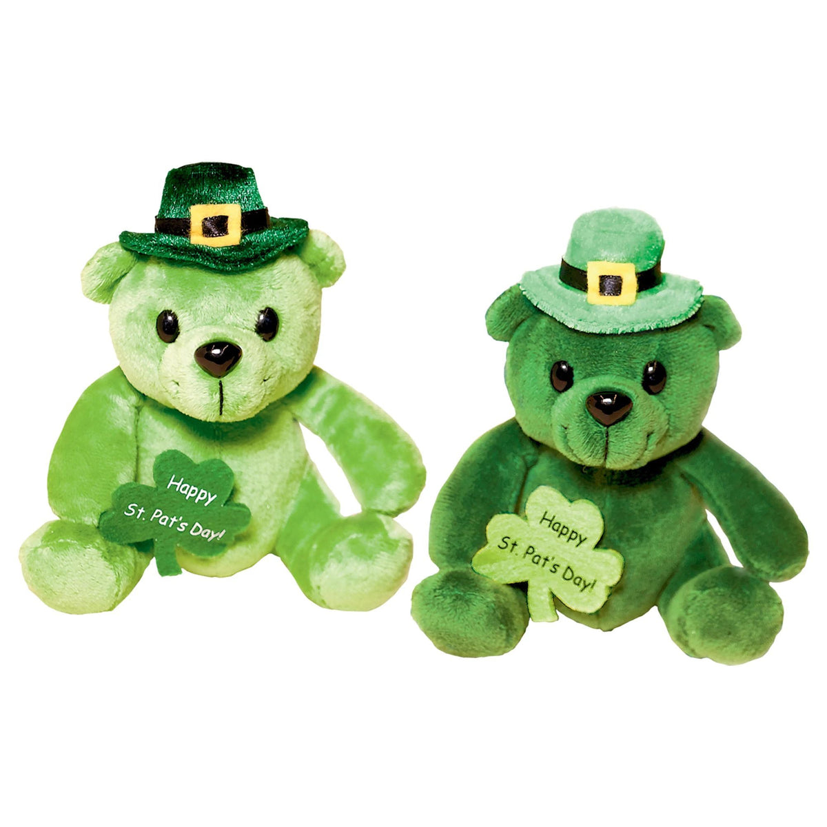 AMSCAN CA St-Patrick St-Patrick's Day Plush Bear, Assortment, 1 Count