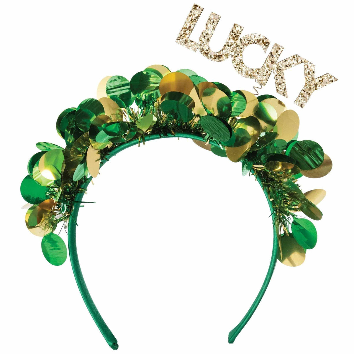 AMSCAN CA St-Patrick St Patrick's Day Tinsel Headband
