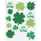 AMSCAN CA St-Patrick St-Patrick's Day Window Decoration Kit with Glitter, 17 x 12 Inches, 1 Count