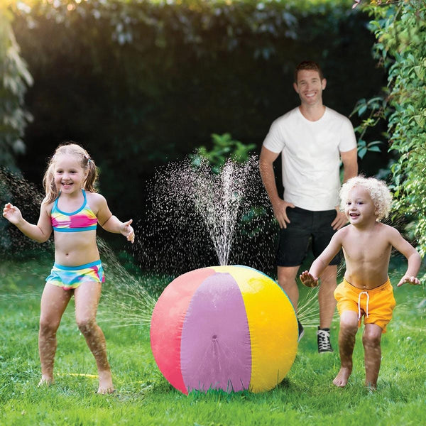 Lot De 2 Ballons De Plage Arc-en-ciel – Gonflables Pour Piscine, Enfants Et Adultes, Couleurs Vives