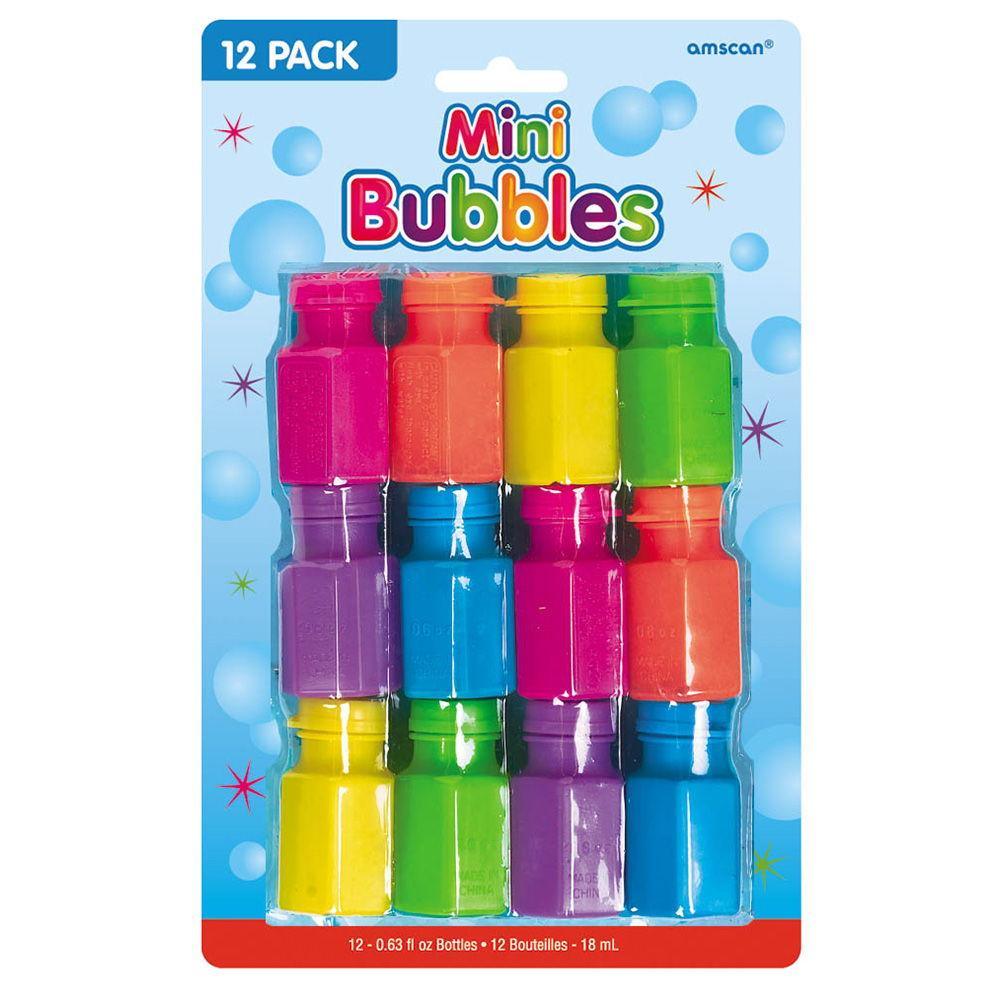 Buy Summer Mini bubble bottles 0.6 ounces, 12 per package sold at Party Expert