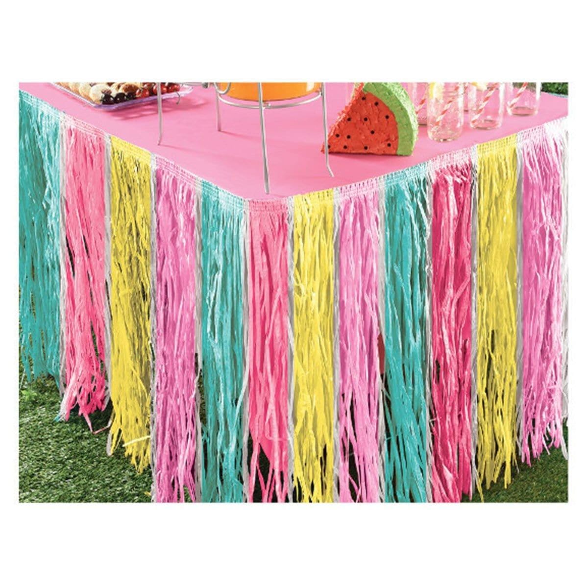 Buy Summer Tutti Frutti table skirt sold at Party Expert