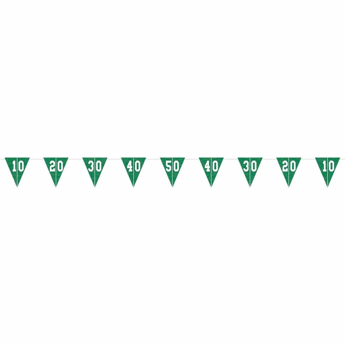 AMSCAN CA Superbowl Football Pennant Felt Banner