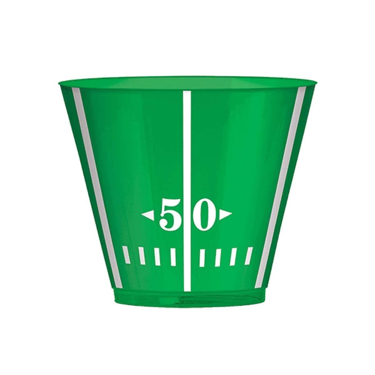 Buy Superbowl Football Plastic Tumbler 24/pkg sold at Party Expert