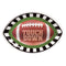 Buy Superbowl Game On Football Shaped Platter sold at Party Expert