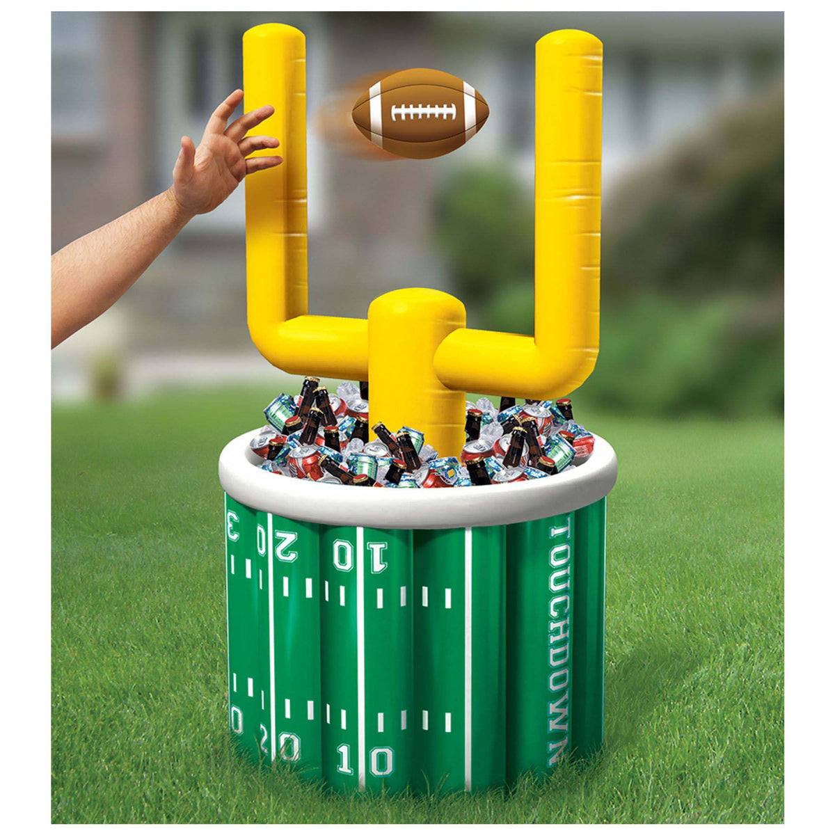 AMSCAN CA Superbowl NFL Super Bowl Party Jumbo Inflatable Cooler, 1 Count