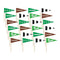 Buy Superbowl Plastic Football Picks 36/pkg sold at Party Expert