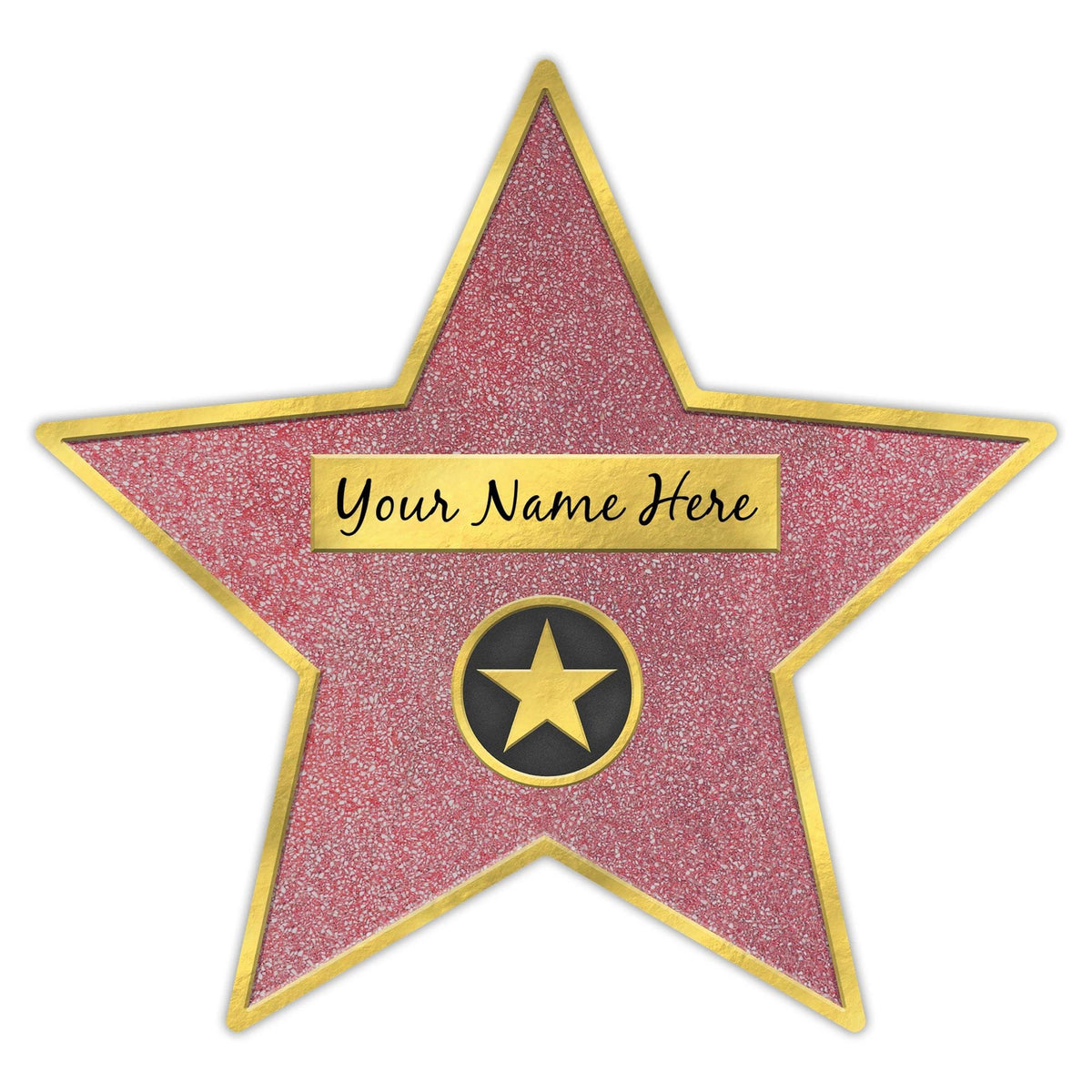 AMSCAN CA Theme Party Awards Night Star Decals, 11 x 12 Inches, 8 Count