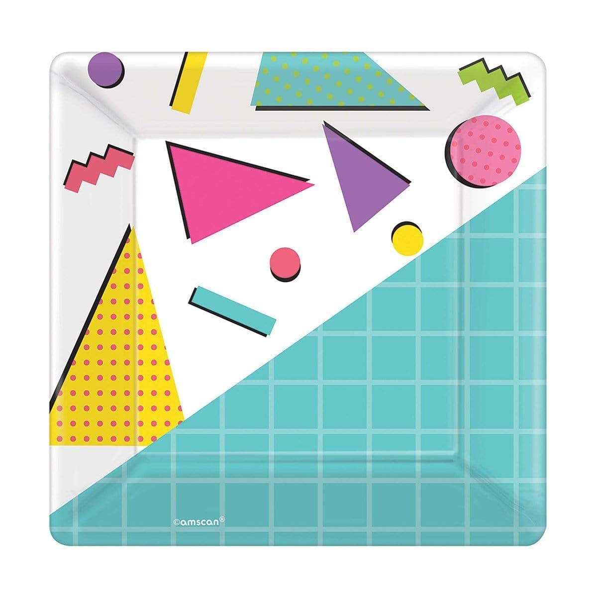 Buy Theme Party Awesome Party Paper Plates 7 Inches, 8 per Package sold at Party Expert