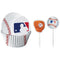 AMSCAN CA Theme Party Baseball Cupcake Cases with Picks, 48 Count