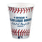 AMSCAN CA Theme Party Baseball Party Paper Cups, 9 oz, 8 Count