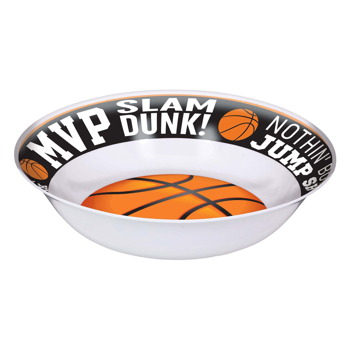 AMSCAN CA Theme Party Basketball Themed Bowl, 13 Inches, 1 Count