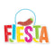 AMSCAN CA Theme Party Fiesta Hanging Sign, 7" x 11.5", Multicolour