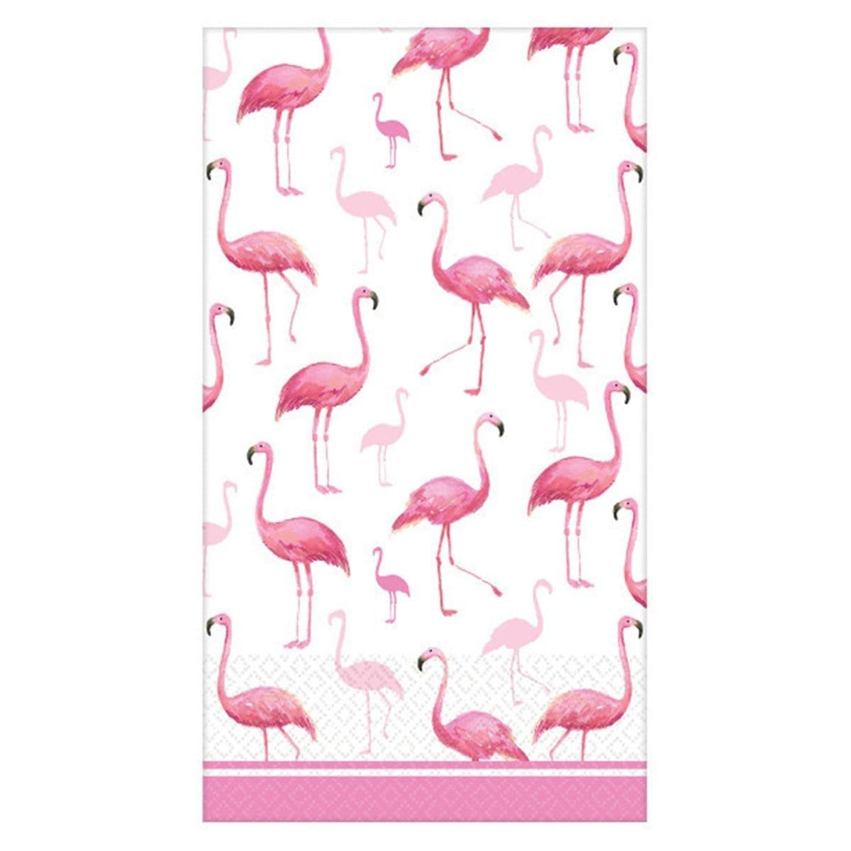 Buy Theme Party Flamingo Guest Towels, 16 per Package sold at Party Expert