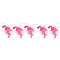 AMSCAN CA Theme Party Flamingo LED Light String, 36 in, 10 Lights, Pink