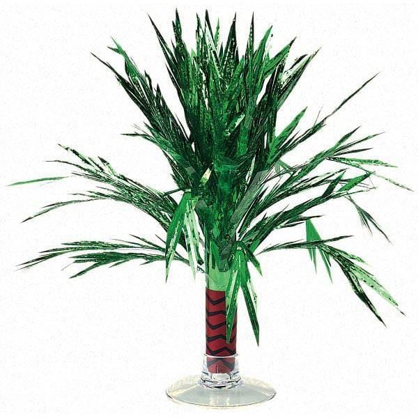Buy Theme Party Foil Palm Tree Centerpiece sold at Party Expert