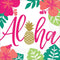 Buy Theme Party Gold Aloha Lunch Napkins, 16 per Package sold at Party Expert