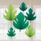 Buy Theme Party Gold Aloha Palm Leaf Decorations, 6 per Package sold at Party Expert