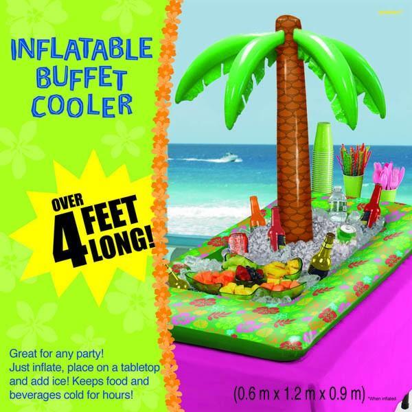 Buy Theme Party Inflatable Palm Tree Buffet Cooler sold at Party Expert