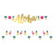 AMSCAN CA Theme Party Luau Banners Kit, "Aloha", 2 Count