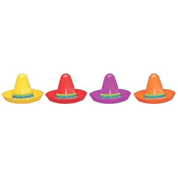 Buy Theme Party Mini Sombrero Platters, 8 per Package sold at Party Expert