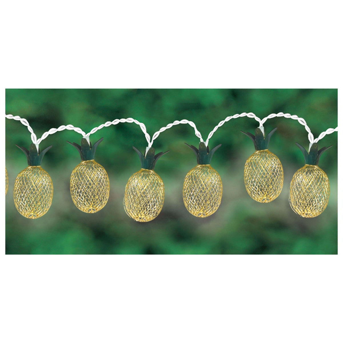 AMSCAN CA Theme Party Pineapple LED String Light, 5 x 4 Inches, 1 Count