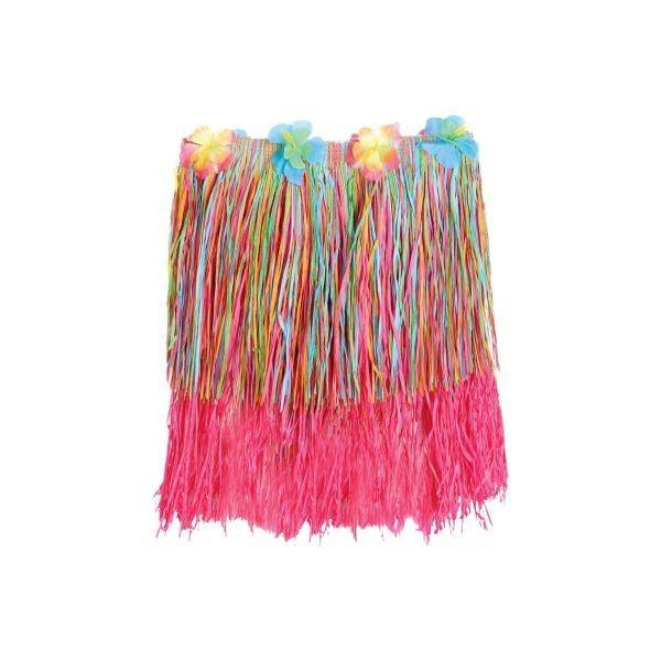 Buy Theme Party Rainbow Hawaiian Hula Skirt for Kids sold at Party Expert