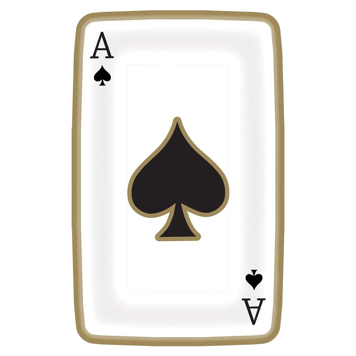 Buy Theme Party Roll The Dice Carb Plates, 8 per Package sold at Party Expert
