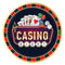 Buy Theme Party Roll The Dice Paper Plates 10.5 Inches, 8 per Package sold at Party Expert