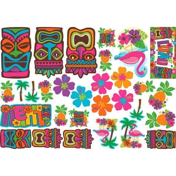 Buy Theme Party Tiki Cutouts, 30 per Package sold at Party Expert