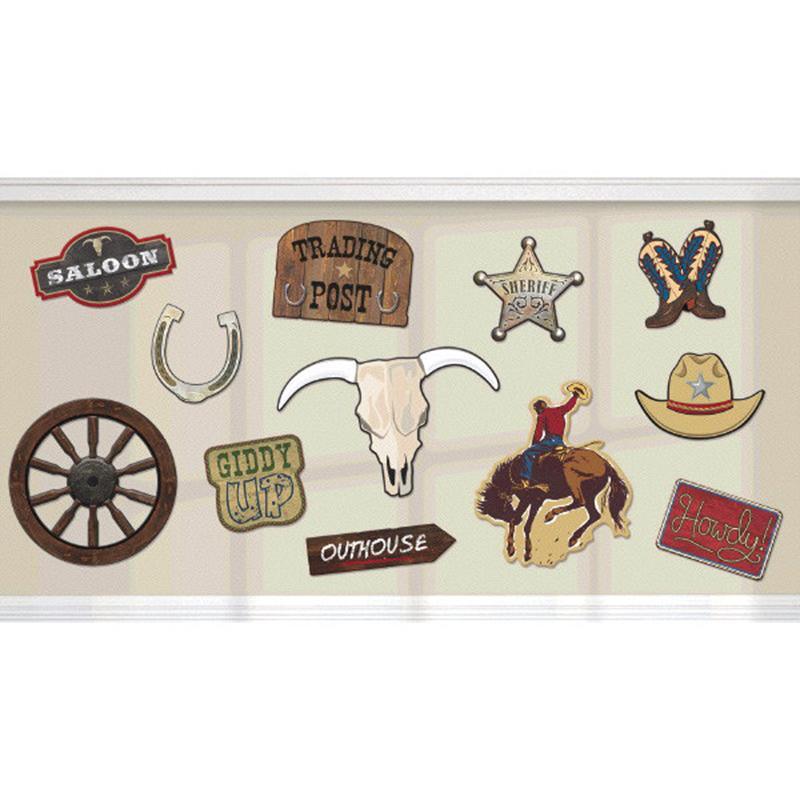 Buy Theme Party Western Cutouts, 12 per Package sold at Party Expert