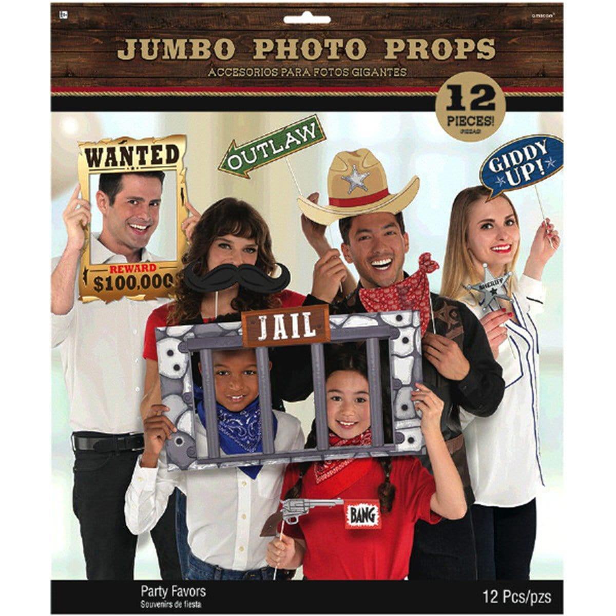 Buy Theme Party Western Photo Booth Props, 12 per Package sold at Party Expert