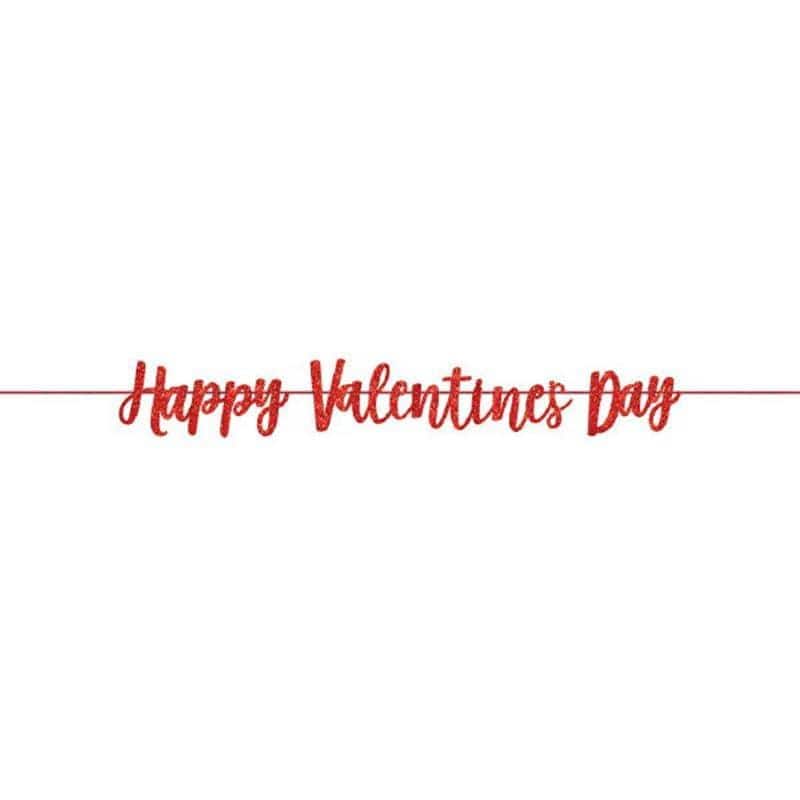 Buy Valentine's Day Valentine's Day - Happy Valentine's Day Banner sold at Party Expert