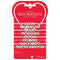 AMSCAN CA Valentine's Day Valentine's Day Bracelets, 8 Count