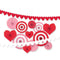 AMSCAN CA Valentine's Day Valentine's Day Fan Decorating Kit, 14 Count