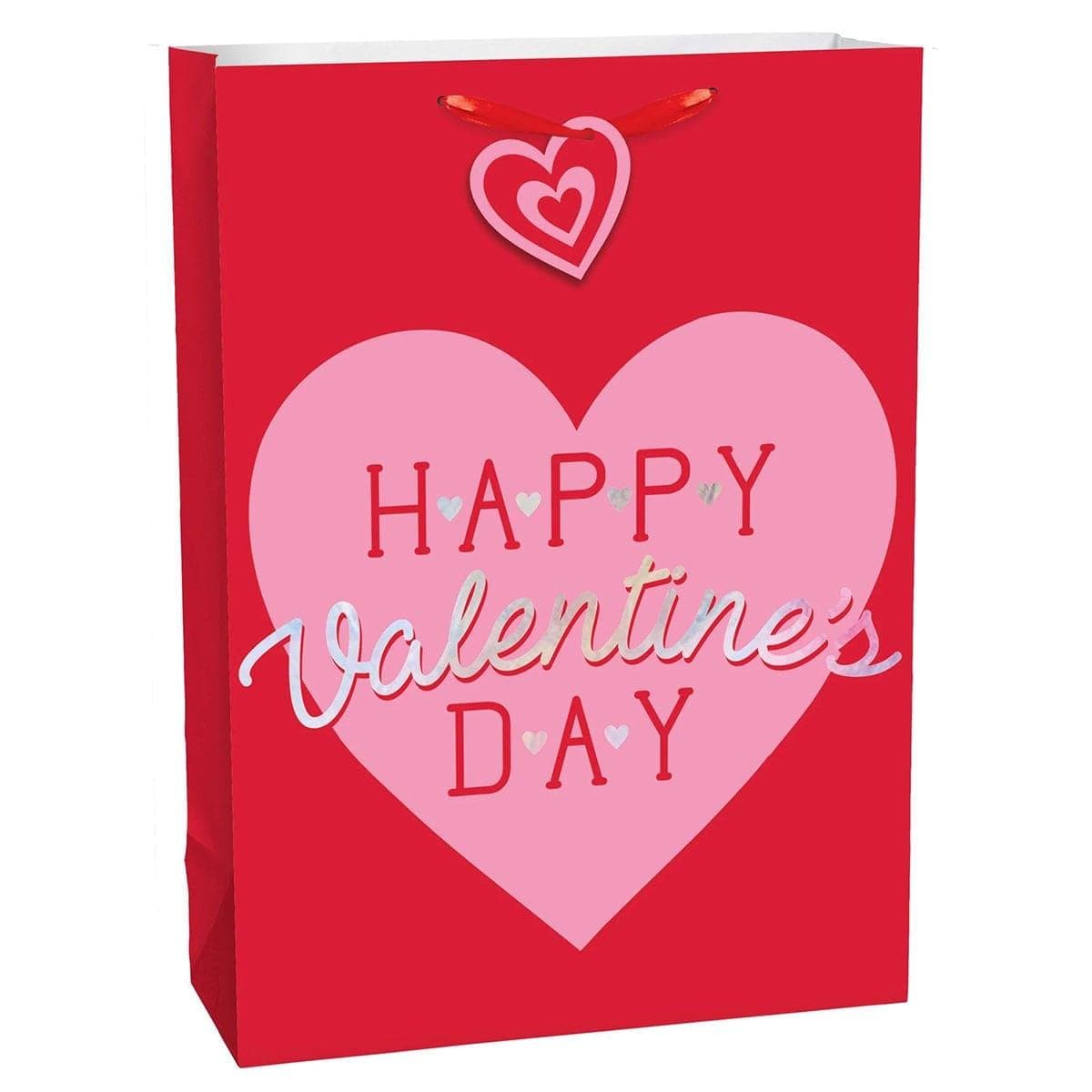 AMSCAN CA Valentine's Day Valentine's Day Gift Bag, Extra Large