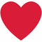 AMSCAN CA Valentine's Day Valentine's Day Heart Cutout, 10 inches