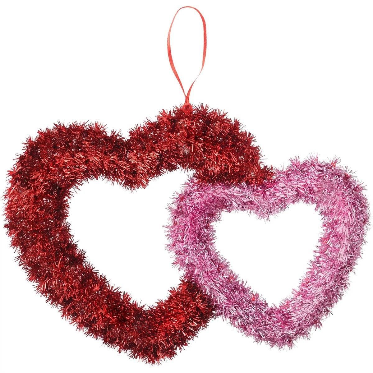 AMSCAN CA Valentine's Day Valentine's Day Heart Tinsel Decoration