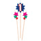 AMSCAN CA Cake Supplies Birthday Cake Pick Candles #1, 5 1/2-7 Inches, 3 Count