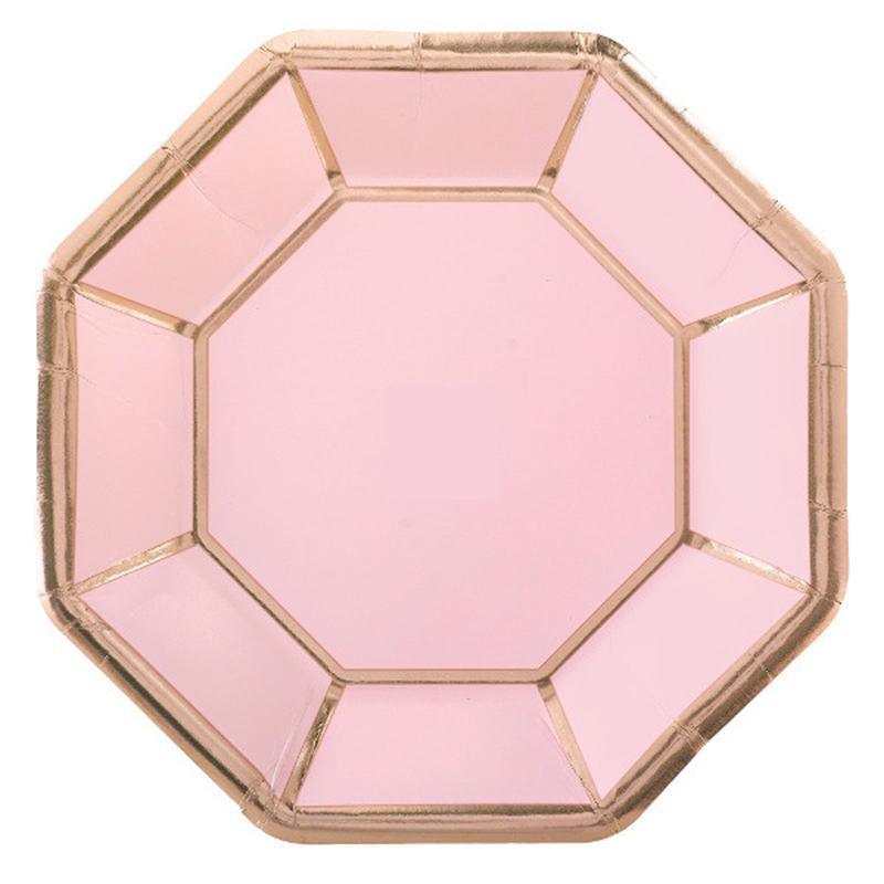 Buy Wedding Blush Wedding - Plates 10 In. 8/pkg sold at Party Expert