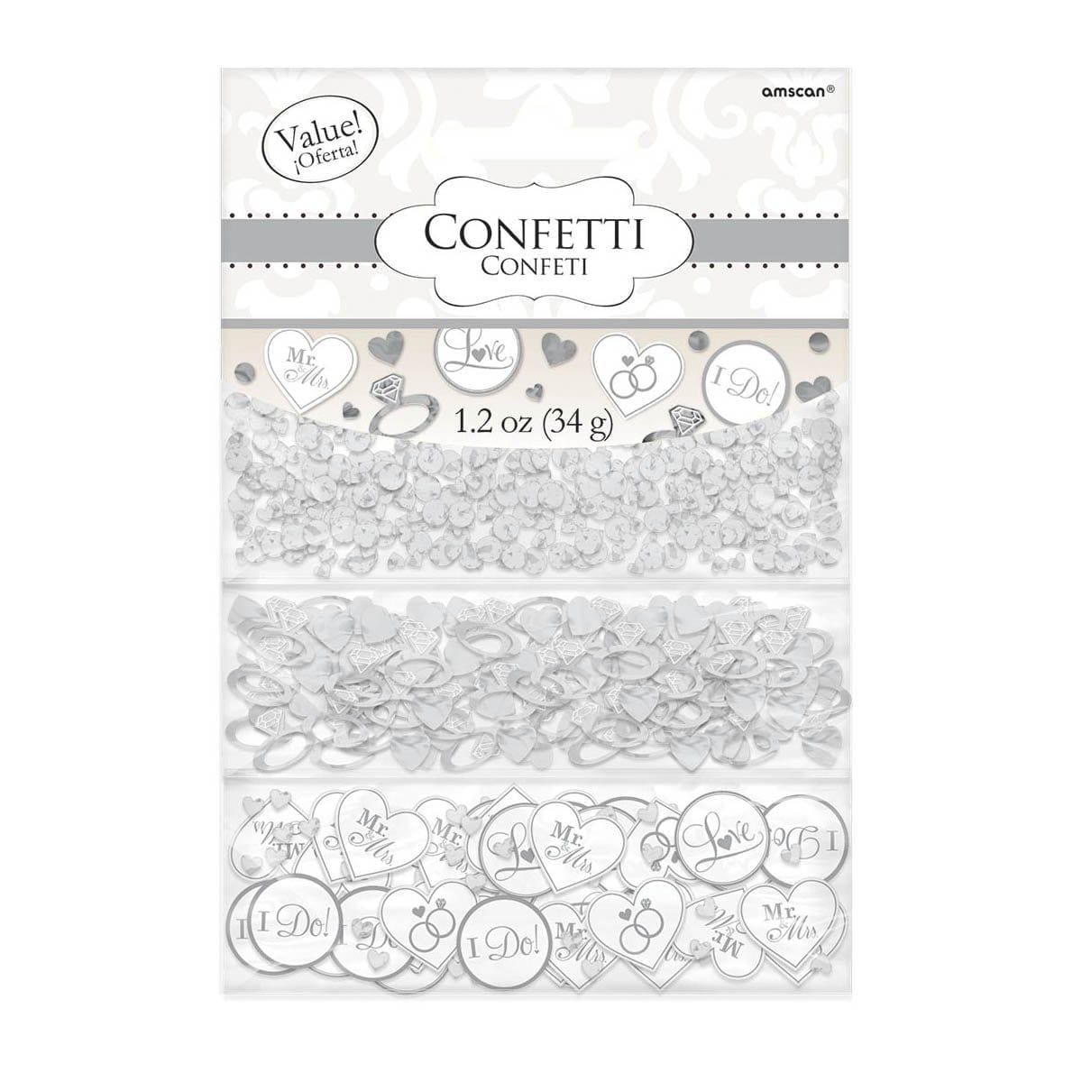Buy Wedding I Do Confetti - White sold at Party Expert