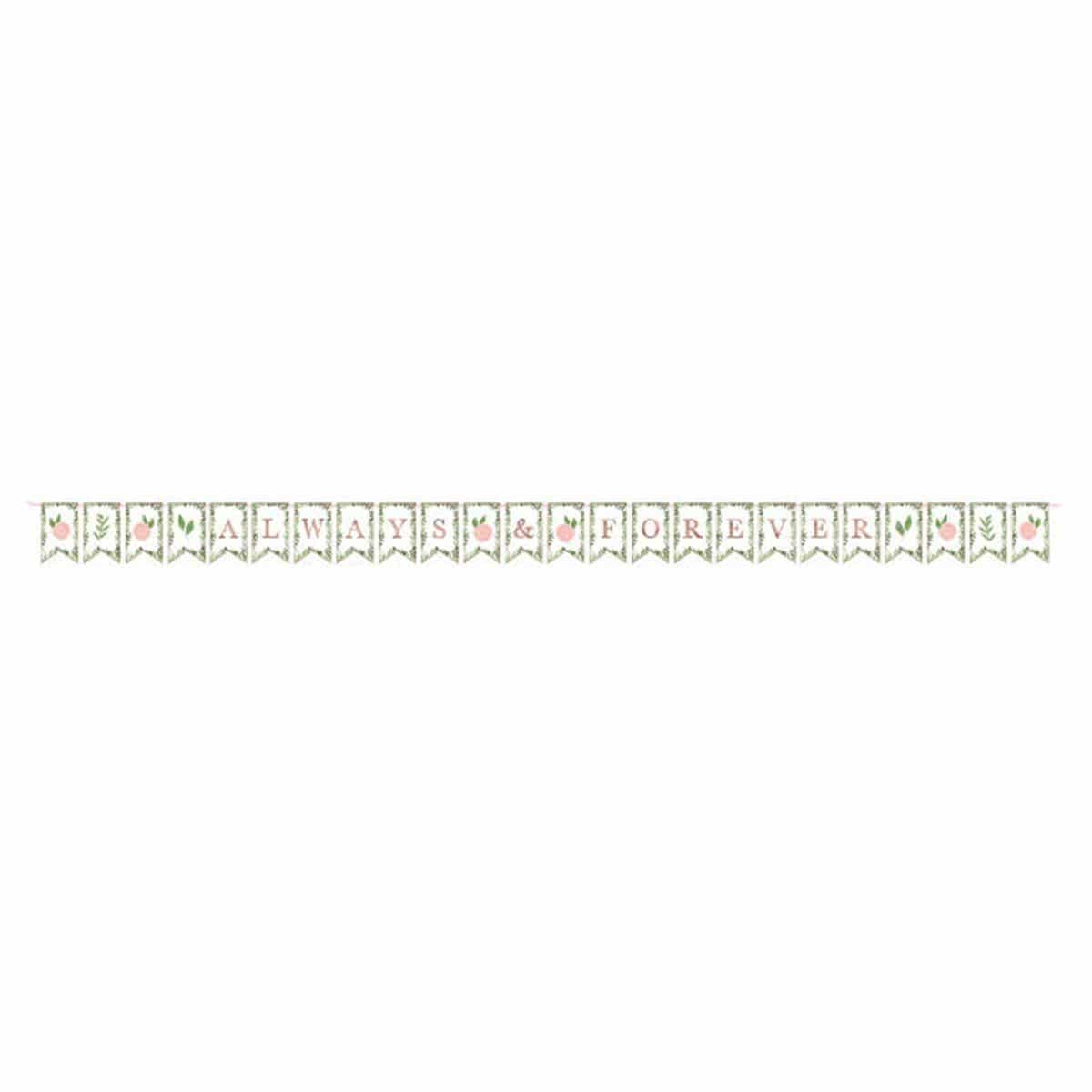 Buy Wedding Love & Leaves - Pennant Banner sold at Party Expert