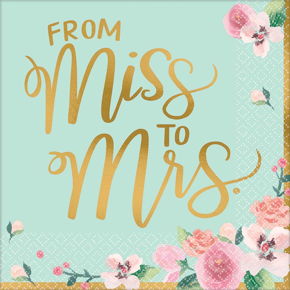 Buy Wedding Mint To Be - Lunch Napkins 16/pkg sold at Party Expert