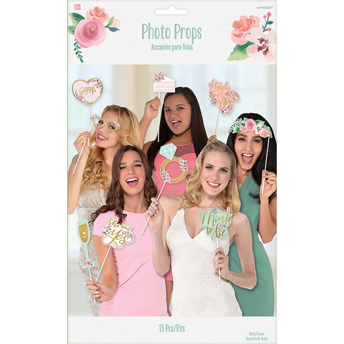 Buy Wedding Mint To Be - Photo Props 13/pkg sold at Party Expert