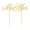 Buy Wedding Mr & Mrs - Cake Topper - Gold sold at Party Expert