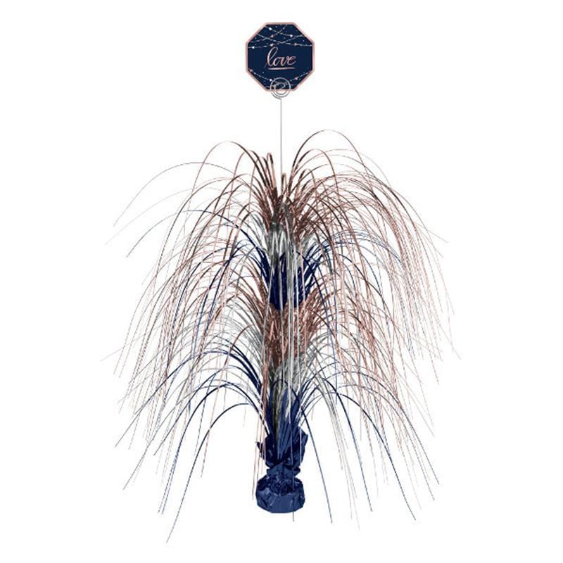 Buy Wedding Navy Bride - Spray Centerpiece sold at Party Expert