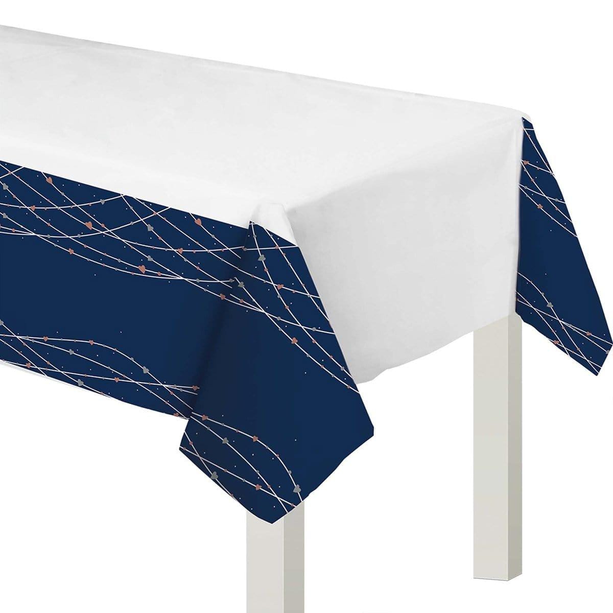 Buy Wedding Navy Bride - Tablecover sold at Party Expert