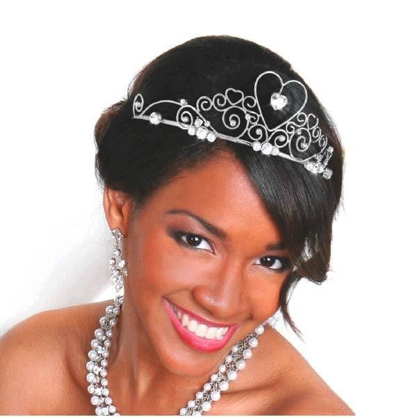 Buy Wedding Tall Heart Tiara 2.25 x 5 in. sold at Party Expert