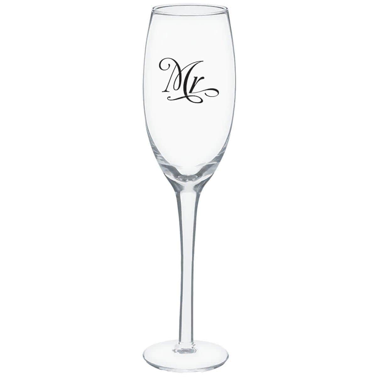 Buy Wedding Toasting Glasses - Mr & Mrs 2/Pkg. sold at Party Expert