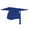 ANHUI LIGHT INDUSTRIES INTERNATIONAL Graduation Royal Blue Graduation Hat with Tassel for Adults